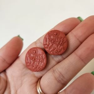 Clay Floral Earrings